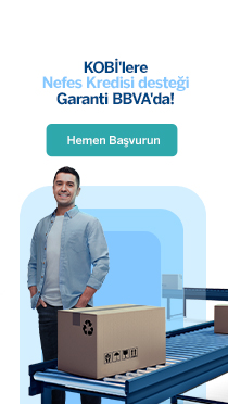 Esnaf ve KOBI’lerin her türlü finansman ihtiyaçları için 36 aya kadar vadelerle uygun ödeme seçenekli ticari taksitli destek kredisi Garanti BBVA’da!