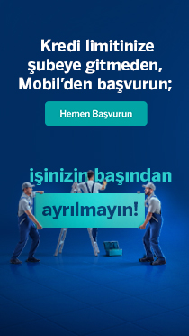 Ticari Kredi Limiti’ne istediğiniz zaman istediğiniz yerden başvurun!