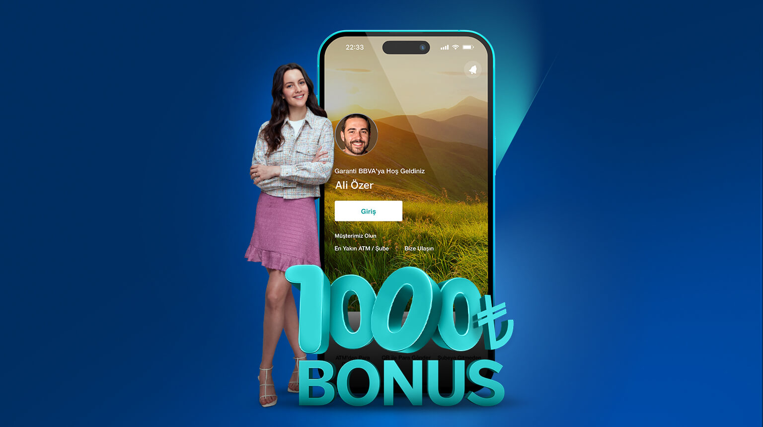 Mobil'den müşterimiz olun, 1000 TL harcamanıza 1000 TL bonus kazanın!