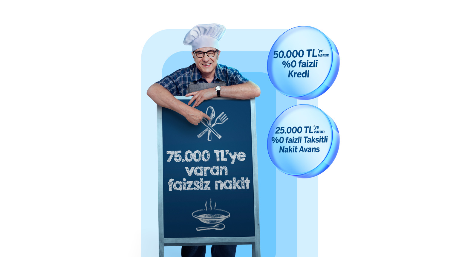 Esnafa Özel Faizsiz Kredi ve Taksitli Nakit Avans Kampanyası