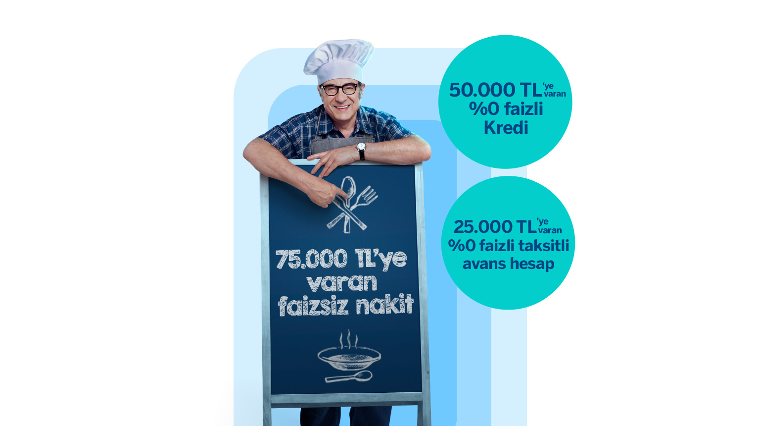 Esnafa Özel Faizsiz Kredi ve Taksitli Avans Hesap Kampanyası