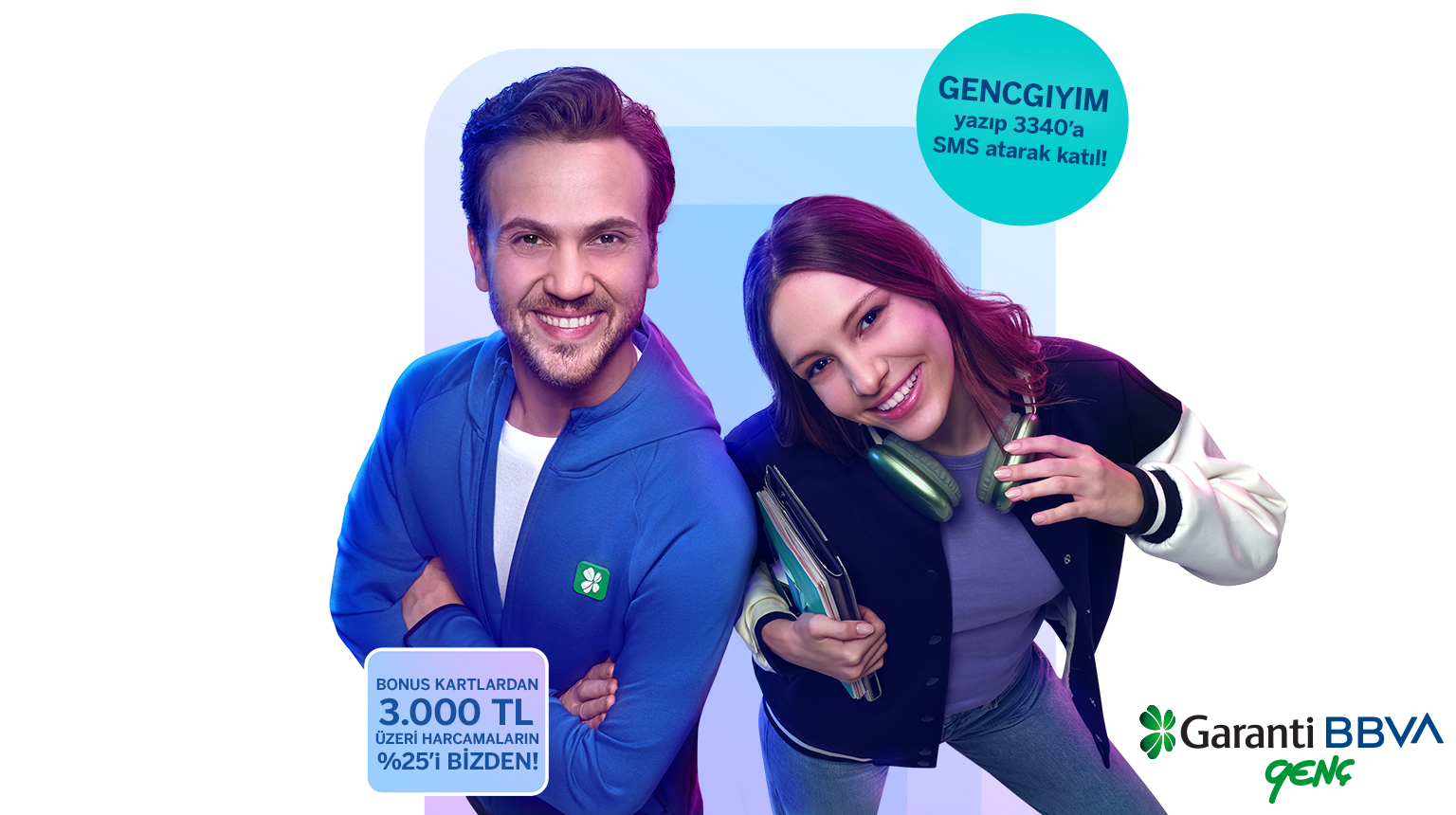 4-30 Haziran tarihleri arasında Bonus’la yapacağınız tüm 3.000 TL ve üzeri giyim, giyim aksesuarı alışverişinize, alışveriş tutarının %25’i kadar bonus verilecektir.