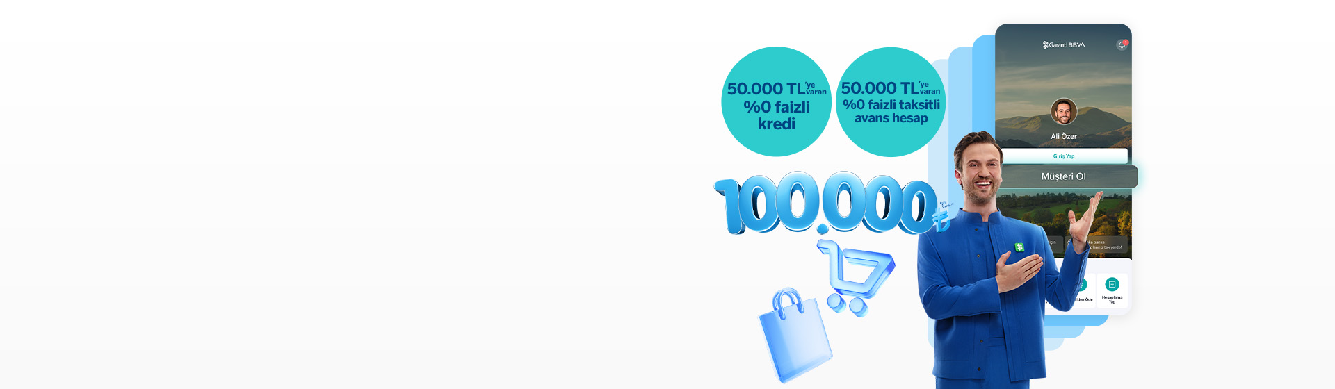 75.000 TL'ye Varan %0 Faizli Kredi ve Taksitli Avans!