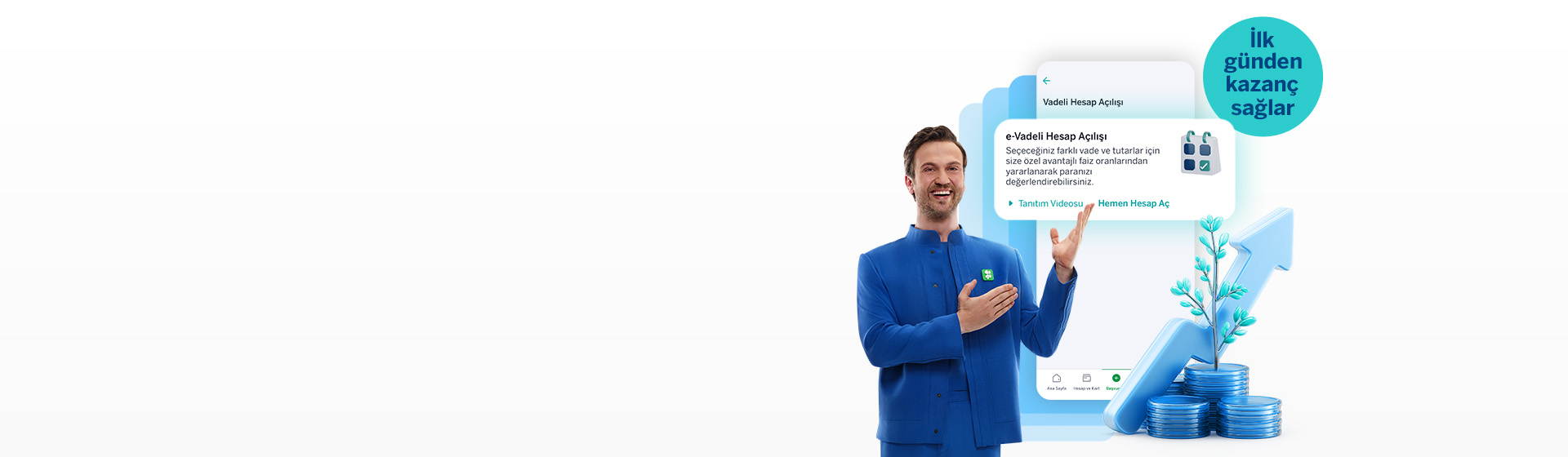 Paranızın bir kısmını çekseniz bile vadesi bozulmayan hesap!