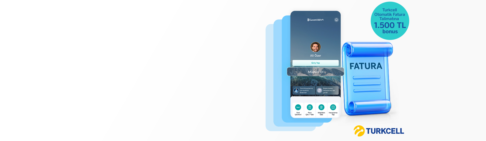 Mobilden Müşterimiz Olun, Turkcell Fatura Talimatına 1.500 TL Bonus Kazanın!