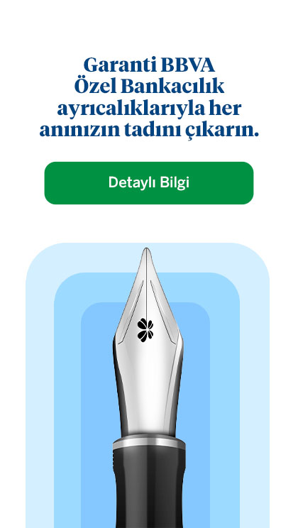Özel Bankacılık hizmetine Garanti BBVA farkı ile ulaşın. Özel eğitimli müşteri ilişkileri yöneticilerimize ulaşın.