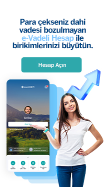 Garanti BBVA’nın yüksek faiz oranları ile siz de mevduatınıza değer katın. e-Vadeli hesapla birikimlerinizi değerlendirin.