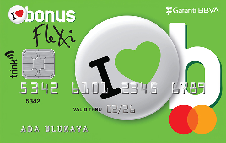 Aidatsız kredi kartı ile güç sizde, Bonus Flexi ile kart ücreti ödemeyin!