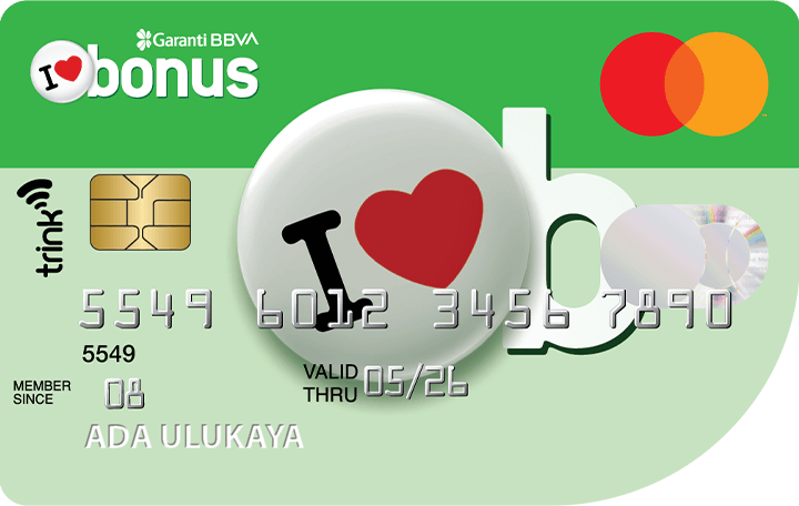 Sadece 3 köşesi olan Şeffaf Bonus ile 4 köşeli kart alışkanlığınızı unutun!